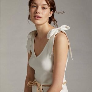 NWT *Anthropologie* MAEVE BOW-TIE TANK SIZE XS